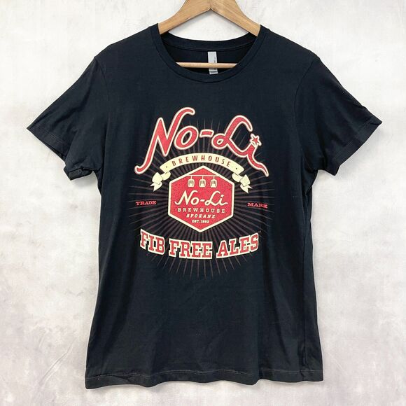No-Li Brewhouse T-Shirt Womens XLarge Spokane Washington Craft Beer Fib Free Ale - Picture 1 of 7